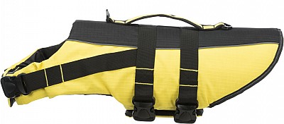 Life Vest plavací vesta pro psa 35cm/42-66cm, do 20kg, žluto/černá