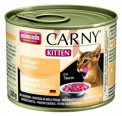 Carny Kitten drůbeží koktejl 200g