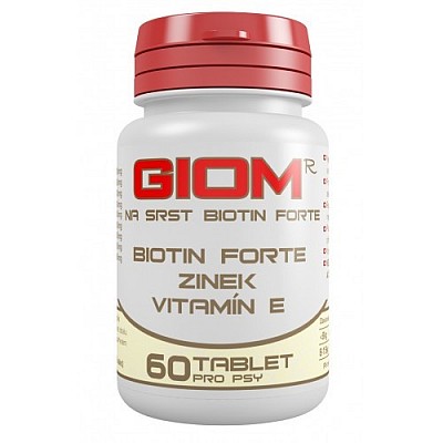 GIOM Na srst Biotin 180tbl