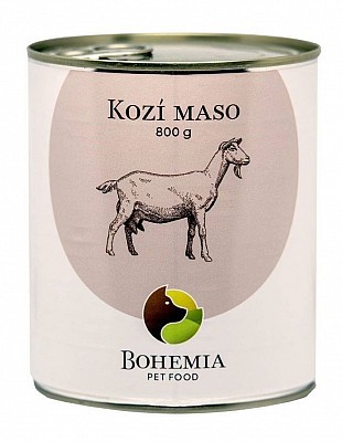 BOHEMIA 800g kozí maso ve vlastní šťávě