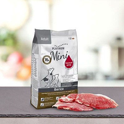 PLATINUM Mini Adult Iberico&Greens (kančí se zeleninou) 900g