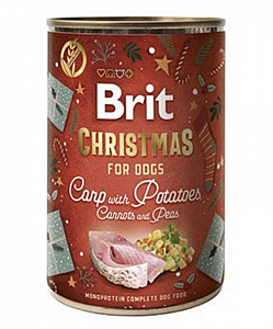 BRIT Dog Mono Protein Christmas Carp with Potatoes 400g