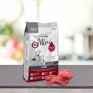 PLATINUM Mini Adult Lamb&Rice (jehněčí s rýží) 900g